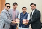 Dr Vivek Bindra, Vivek Oberoi And Dr Arvind Dwivedi Meet BJP President Nitin Nabin Over Bhagwat Geeta Recognition