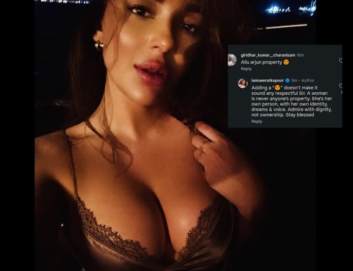 Seerat Kapoor’s Graceful Reply On Respecting Women Wins Hearts Online