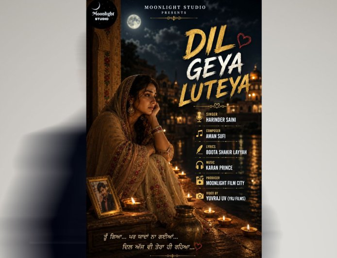 Moonlight Studio Announces New Punjabi Music Project “Dil Geya Luteya”