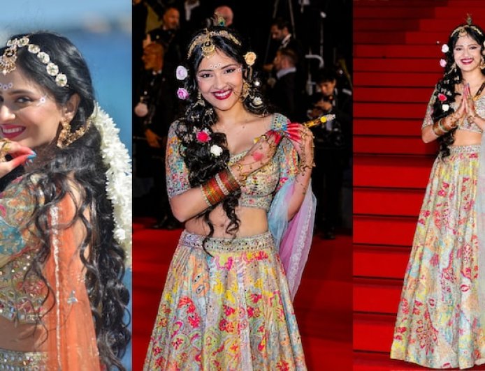 Sanya Thakur Represents Sanatan Culture at Cannes 2026