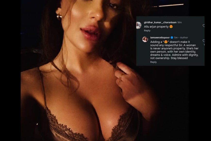 Seerat Kapoor’s Graceful Reply On Respecting Women Wins Hearts Online