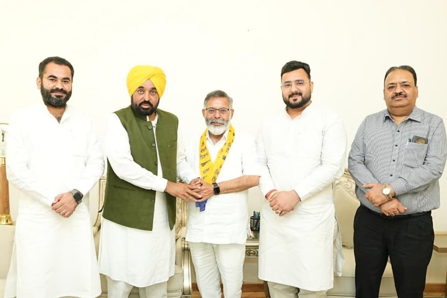 Senior BJP Leader Anil Kumar Sethi From Fazilka Joins AAP