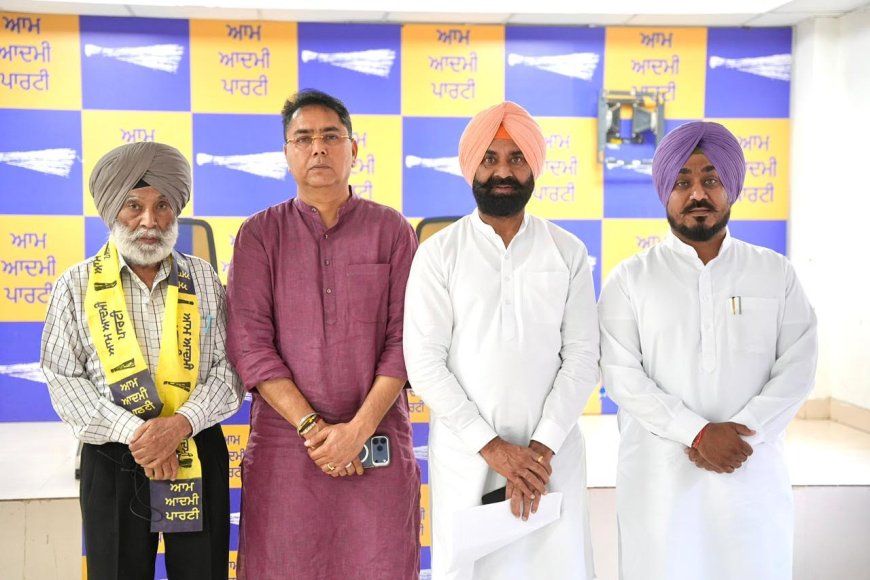 Former IAS Officer Dr Swaran Singh Joins AAP In Presence Of Aman Arora