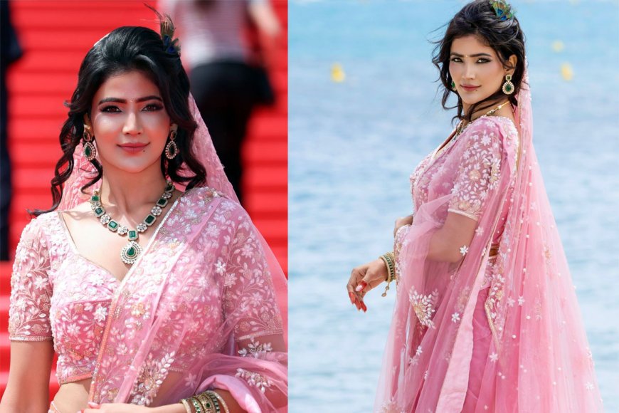 Soniya Bansal Turns Heads at Cannes 2026 with Radha Rani-Inspired Look