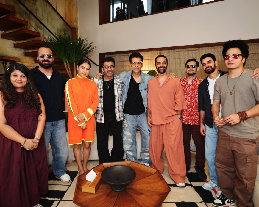 Karan Johar Joins Chand Mera Dil Team for Special Unplugged Jam Session